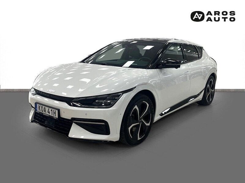 Vit Begagnad 2022 Kia EV6 2 SUV | 423 500 kr (Bra pris) - Bild 1/4