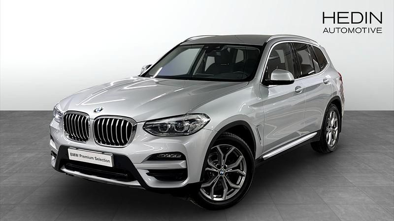 Silver Begagnad 2019 BMW X3 xLine SUV | 368 700 kr (Marknadspris) - Bild 1/4