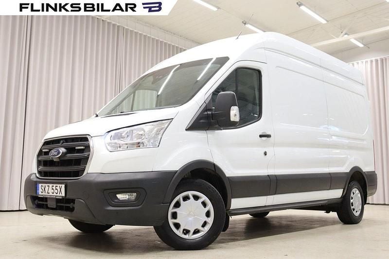 Vit (frozen white) Begagnad 2021 Ford Transit Van | 299 900 kr (Marknadspris) - Bild 1/4