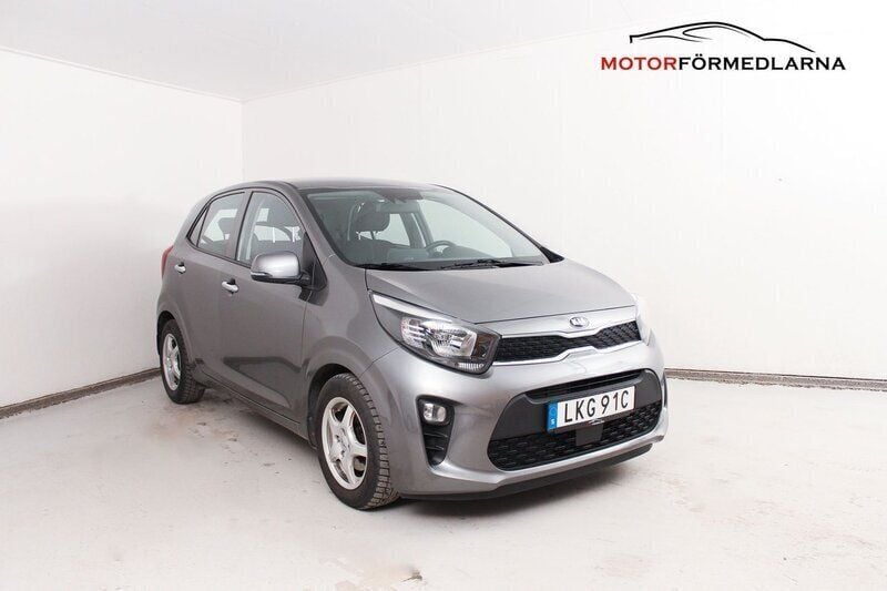 Grå Begagnad 2021 Kia Picanto Advance Halvkombi | 129 900 kr (Bra pris) - Bild 1/4