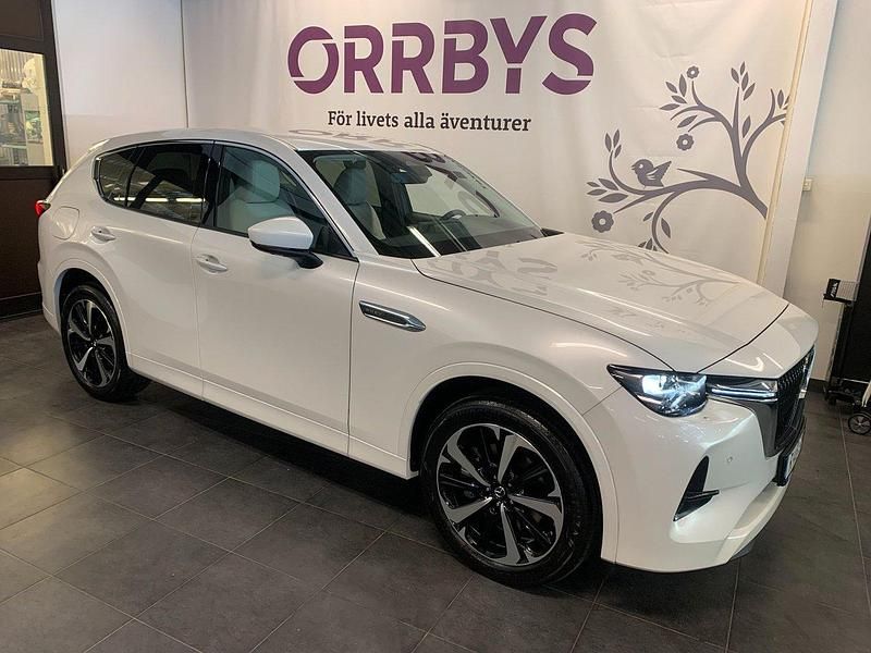 Begagnad Mazda CX-60 Takumi-Line 327 HK (240 kW) 2022 Vit (rhodium white metallic) SUV