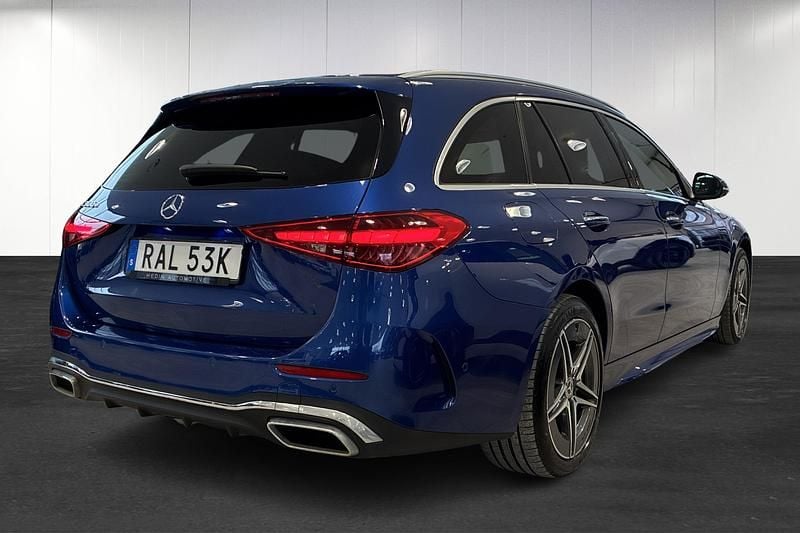 Begagnad Mercedes C300 AMG 204 HK (150 kW) 2023 Blå Kombi