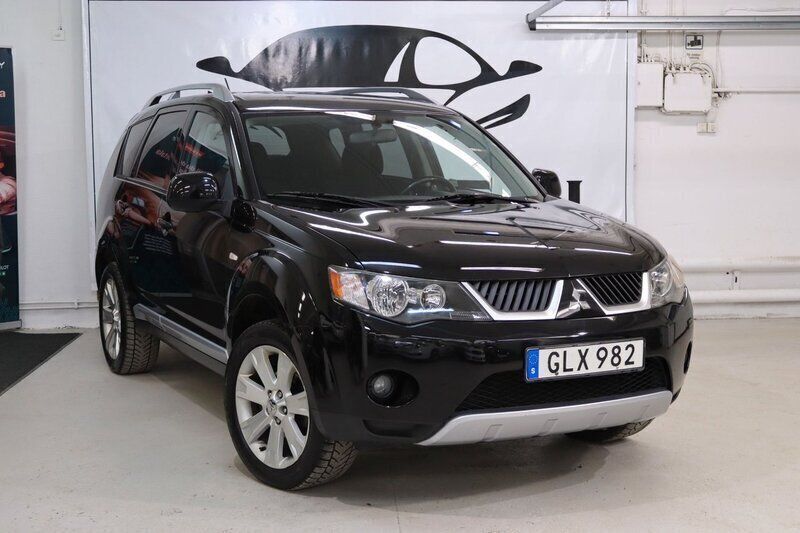Svart Begagnad 2008 Mitsubishi Outlander SUV | 69 900 kr (Marknadspris) - Bild 1/4