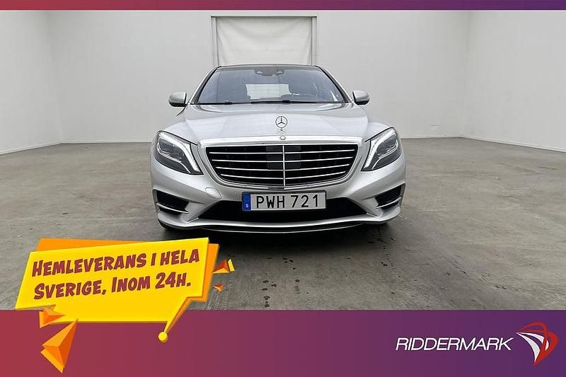 Silver Begagnad 2014 Mercedes S350 AMG Sedan | 499 800 kr (Marknadspris) - Bild 1/3