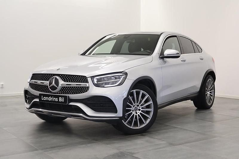 Silver Begagnad 2019 Mercedes GLC220 AMG line Sportkupé | 419 000 kr (Marknadspris) - Bild 1/4
