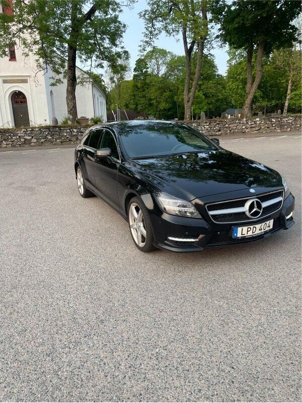 Svart Begagnad 2014 Mercedes CLS350 Shooting Brake Kombi | 175 000 kr (Marknadspris) - Bild 1/4