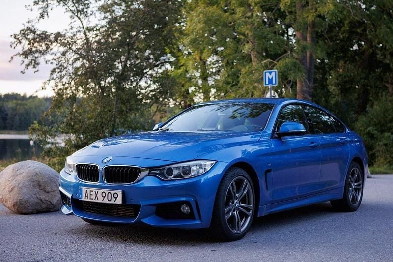 Blå Begagnad 2016 BMW 420 Gran Coupé M Sport Sportkupé | 239 900 kr (Marknadspris) - Bild 1/4