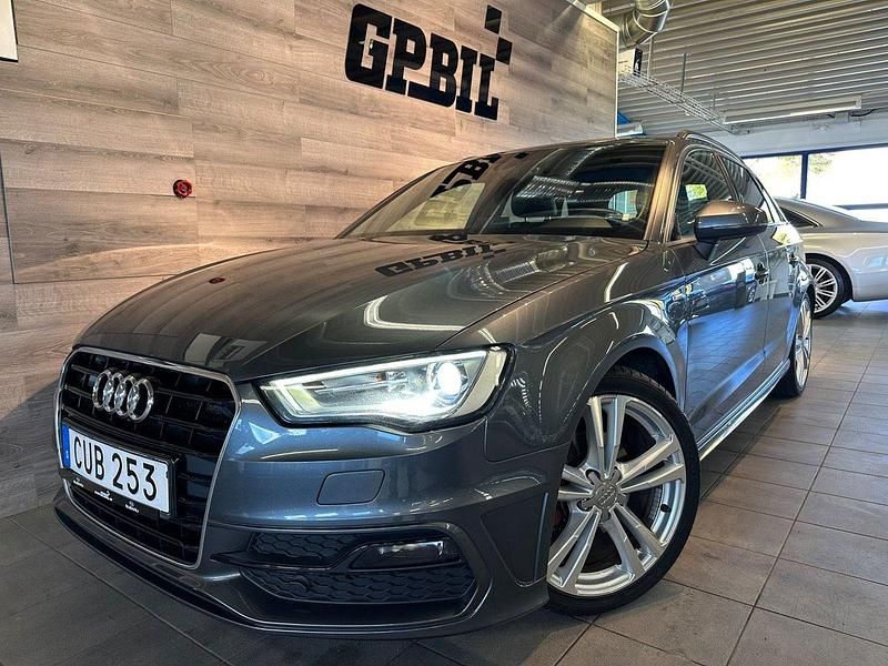 Begagnad Audi A3 Sportback S-Line 150 HK (110 kW) 2013 Grå Halvkombi