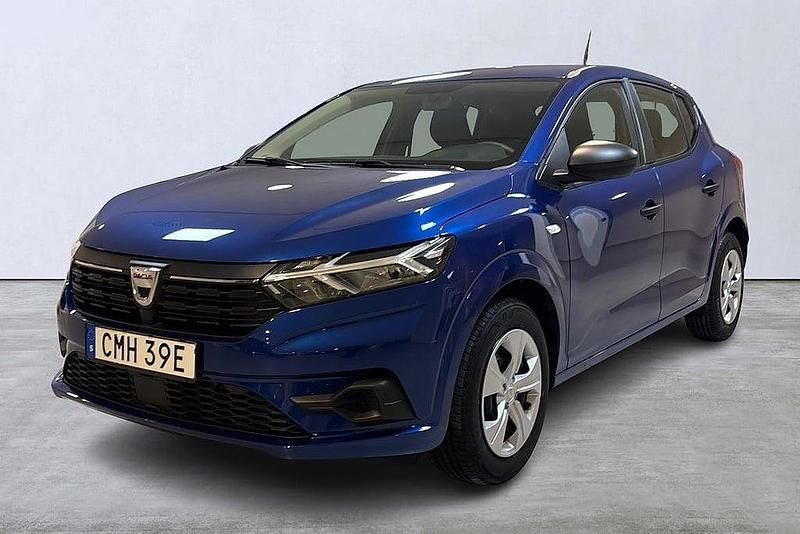 Blå Begagnad 2022 Dacia Sandero Essentiel Halvkombi | 139 900 kr (Marknadspris) - Bild 1/4