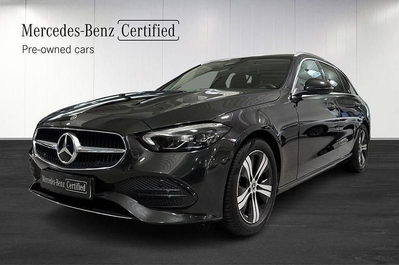 Grå Begagnad 2021 Mercedes C220 Avantgarde Kombi | 339 900 kr - Bild 1/4