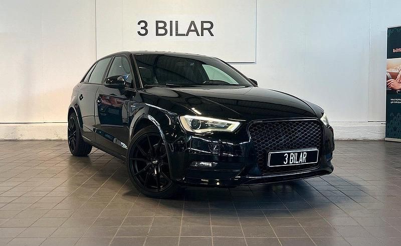 Svart Begagnad 2016 Audi A3 Sportback g-tron Sedan | 149 900 kr - Bild 1/4