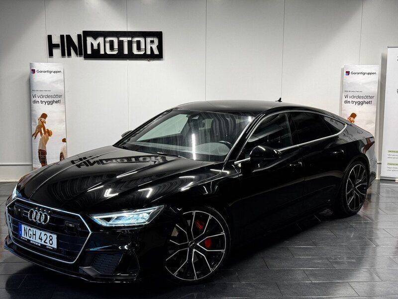 Svart Begagnad 2018 Audi A7 Sportback S-Line Halvkombi | 469 900 kr (Dyr) - Bild 1/4