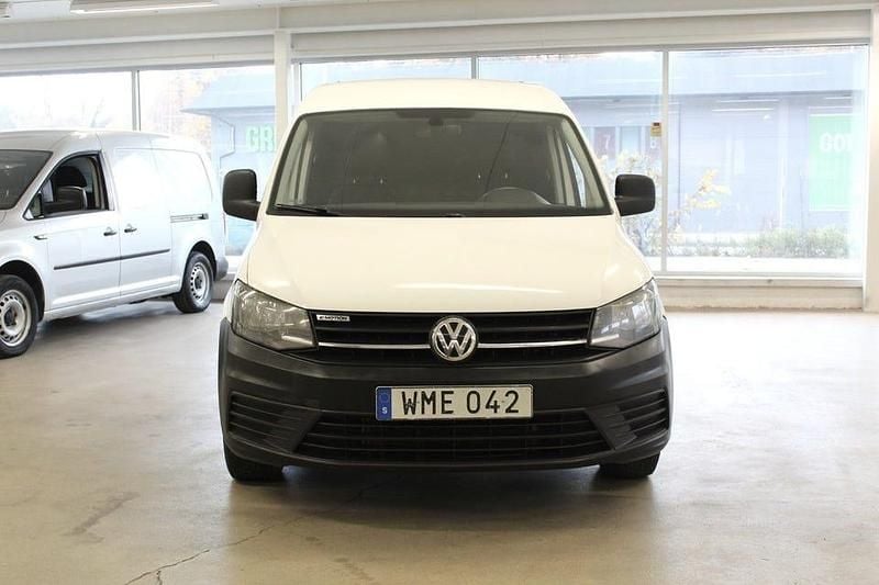 Begagnad VW Caddy 122 HK (89 kW) 2018 Vit Minibuss