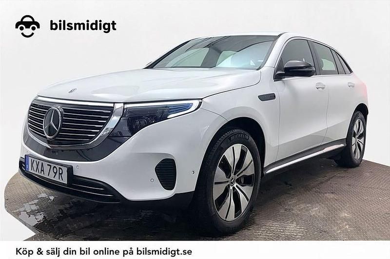 Vit Begagnad 2021 Mercedes EQC400 SUV | 319 800 kr (Marknadspris) - Bild 1/3