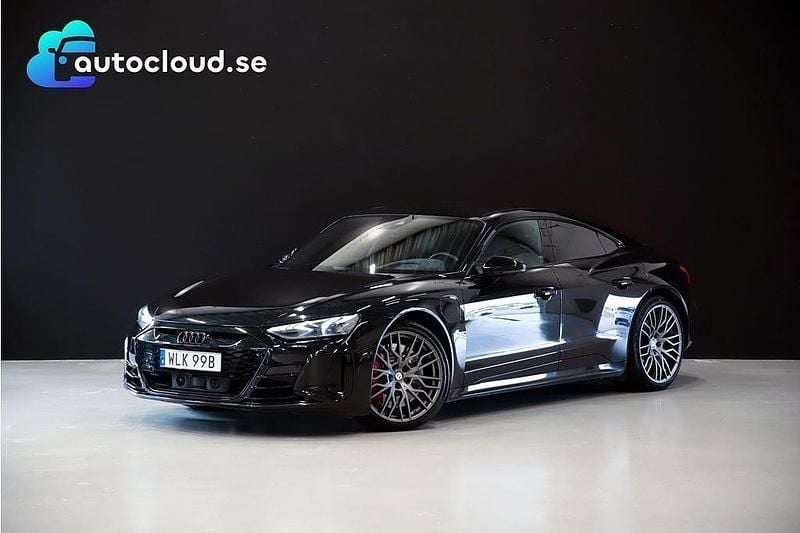 Svart Begagnad 2021 Audi RS e-tron GT Exclusive Sedan | 799 800 kr - Bild 1/4