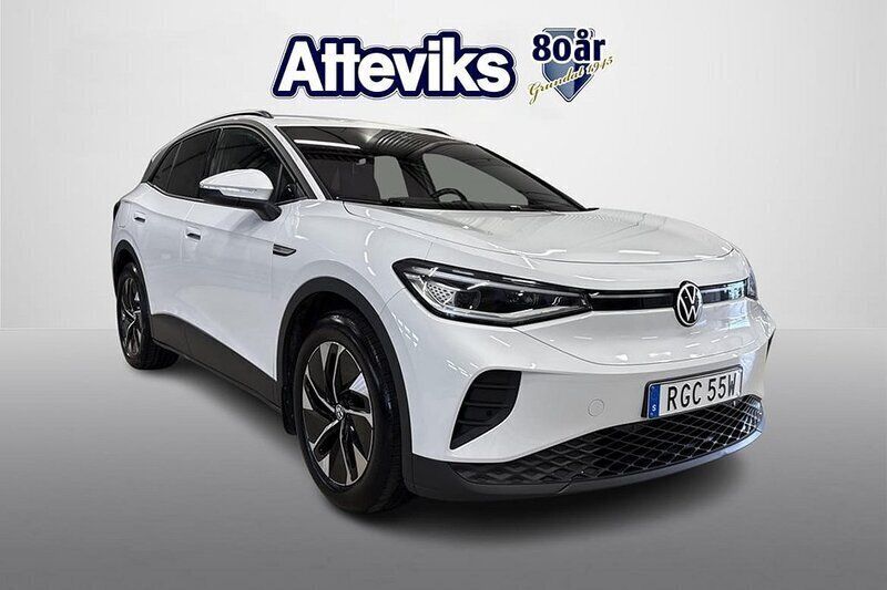 Vit Begagnad 2022 VW ID.4 Pro Performance SUV | 324 900 kr (Bra pris) - Bild 1/4