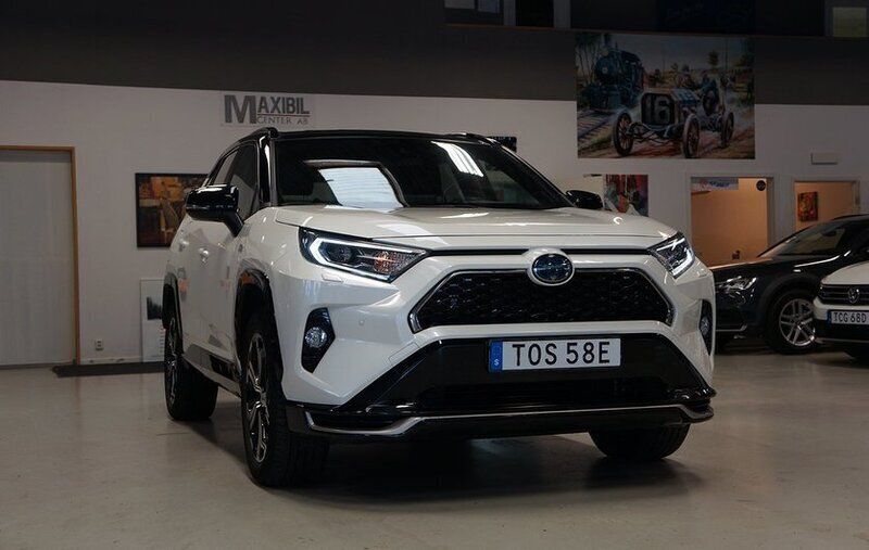 Vit Begagnad 2020 Toyota RAV4 Hybrid Style SUV | 449 500 kr (Dyr) - Bild 1/4