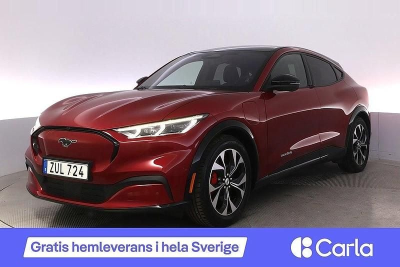 Röd Begagnad 2021 Ford Mustang Mach-E SUV | 318 990 kr (Bra pris) - Bild 1/4