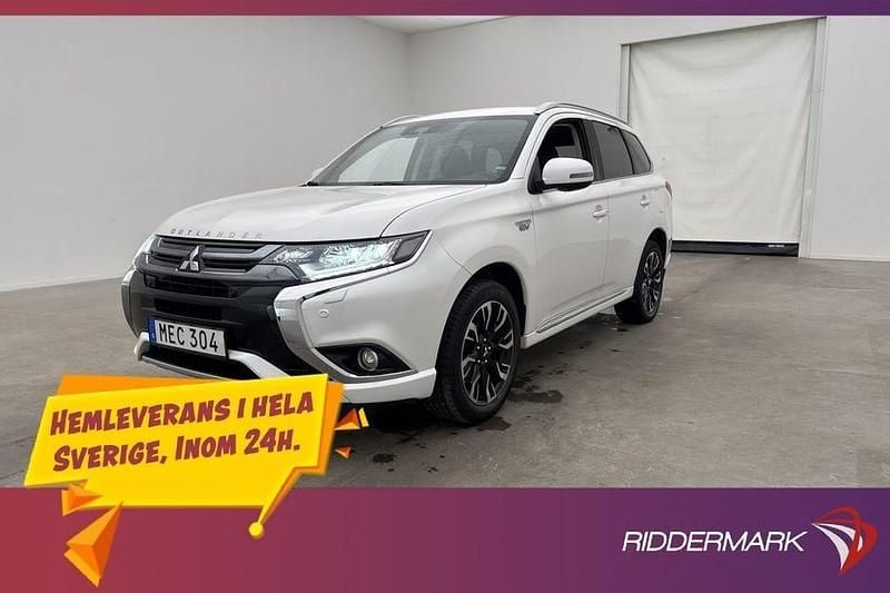 Vit Begagnad 2018 Mitsubishi Outlander SUV | 189 800 kr (Marknadspris) - Bild 1/3