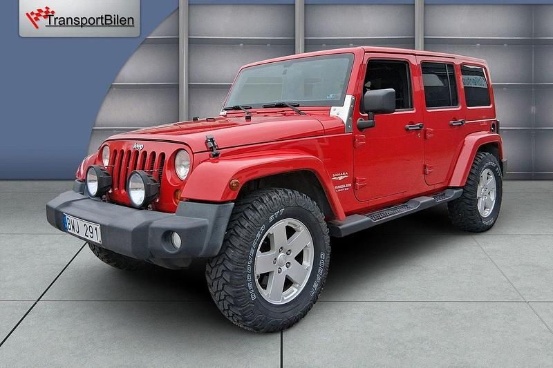 Röd Begagnad 2012 Jeep Wrangler Unlimited SUV | 299 000 kr (Superpris) - Bild 1/4