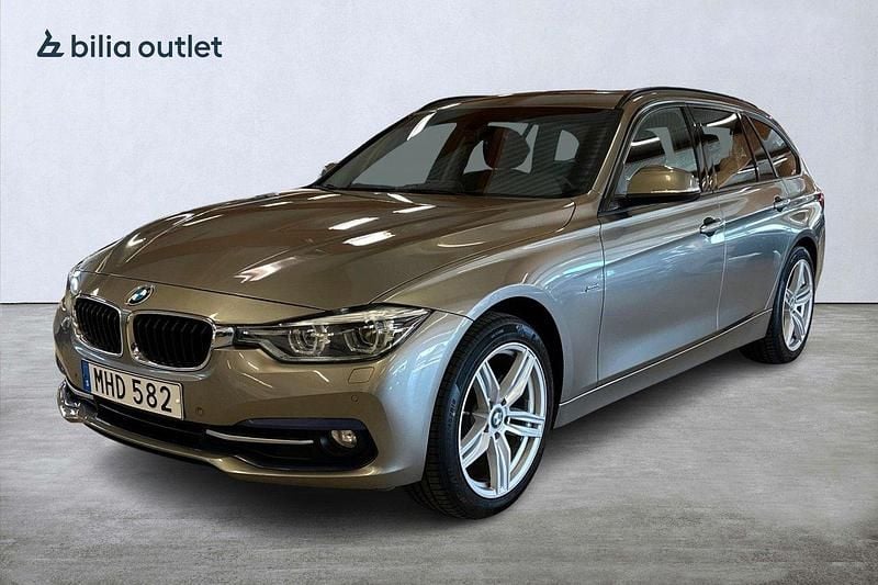 Silver Begagnad 2016 BMW 320 Sport Line Kombi | 174 900 kr (Marknadspris) - Bild 1/3
