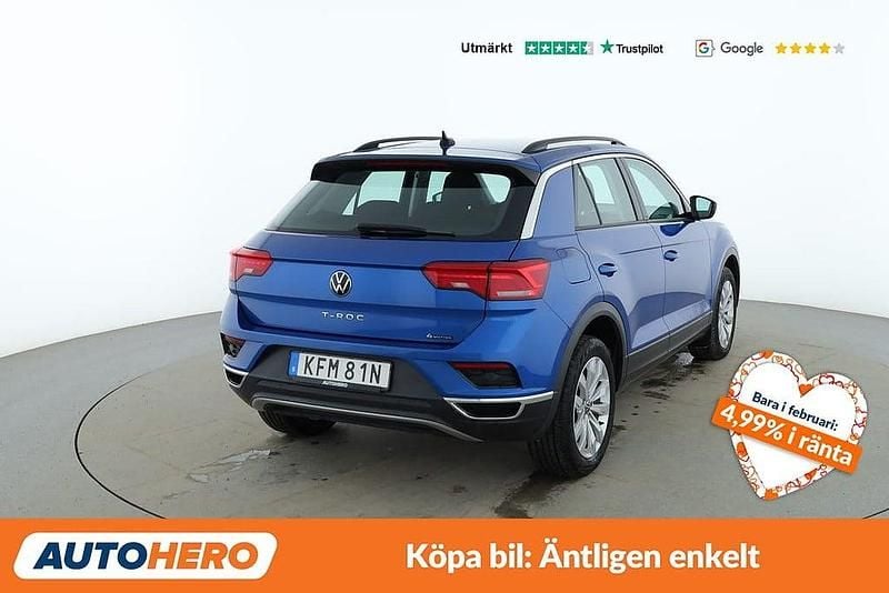 Begagnad VW T-Roc Style 151 HK (111 kW) 2020 Blå SUV