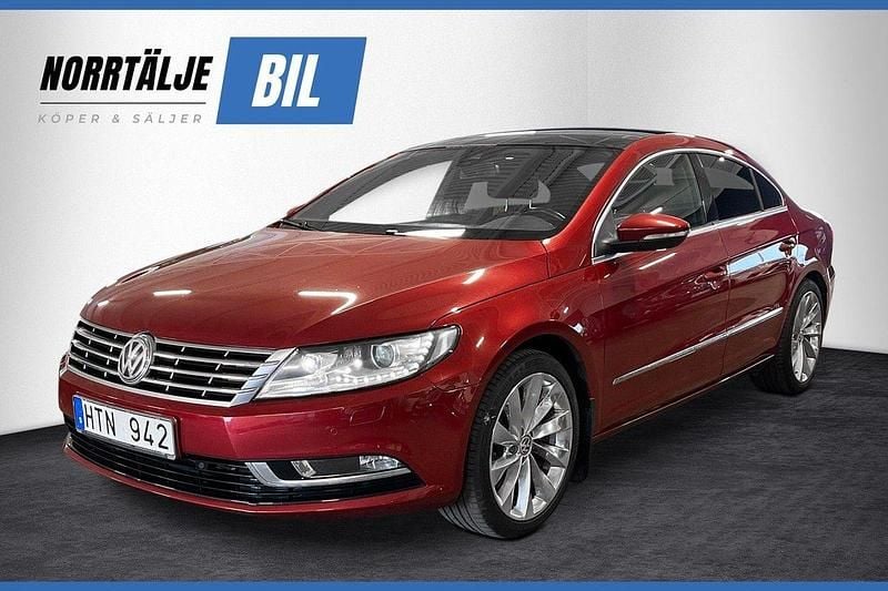 Röd Begagnad 2013 VW CC Sedan | 124 900 kr (Marknadspris) - Bild 1/4