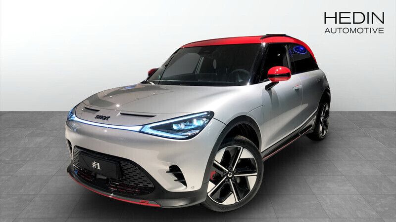 Flerfärgad (silver) Begagnad 2023 Smart #1 Brabus SUV | 549 900 kr - Bild 1/4