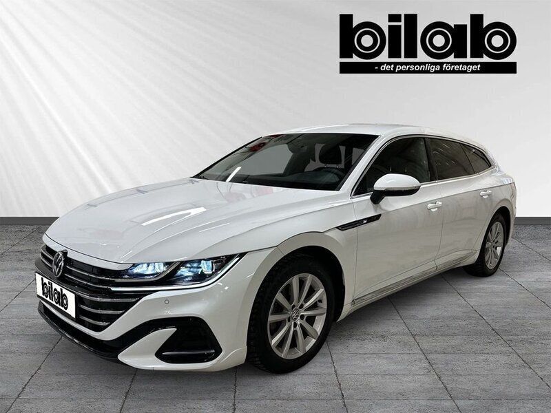 Vit Begagnad 2021 VW Arteon R-line Kombi | 269 900 kr (Bra pris) - Bild 1/4