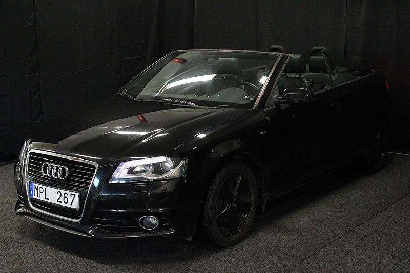 Begagnad Audi A3 Cabriolet Comfort 140 HK (102 kW) 2010 Svart Cab