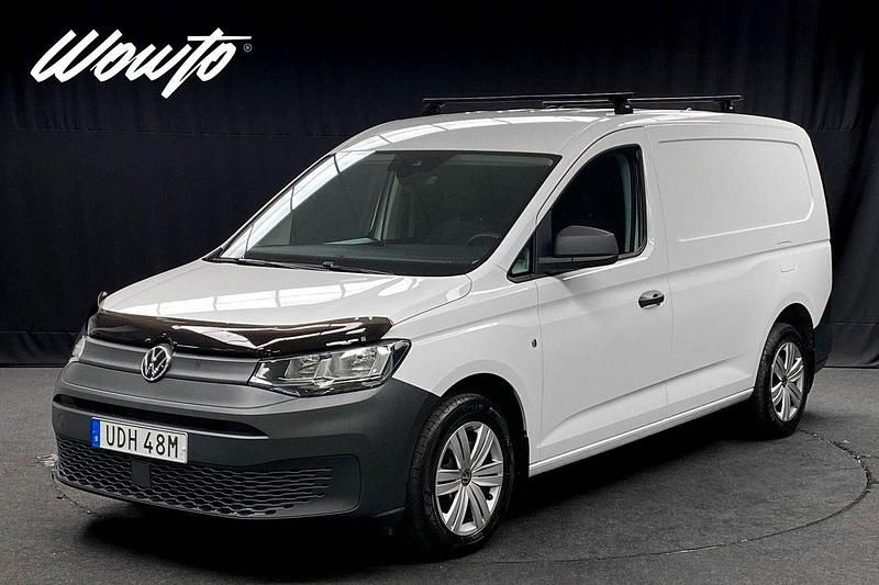 Vit Begagnad 2022 VW Caddy Maxi Minibuss | 279 800 kr (Marknadspris) - Bild 1/3