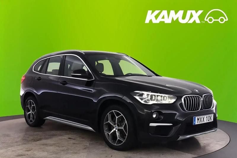 Svart Begagnad 2019 BMW X1 xLine SUV | 259 800 kr (Bra pris) - Bild 1/3