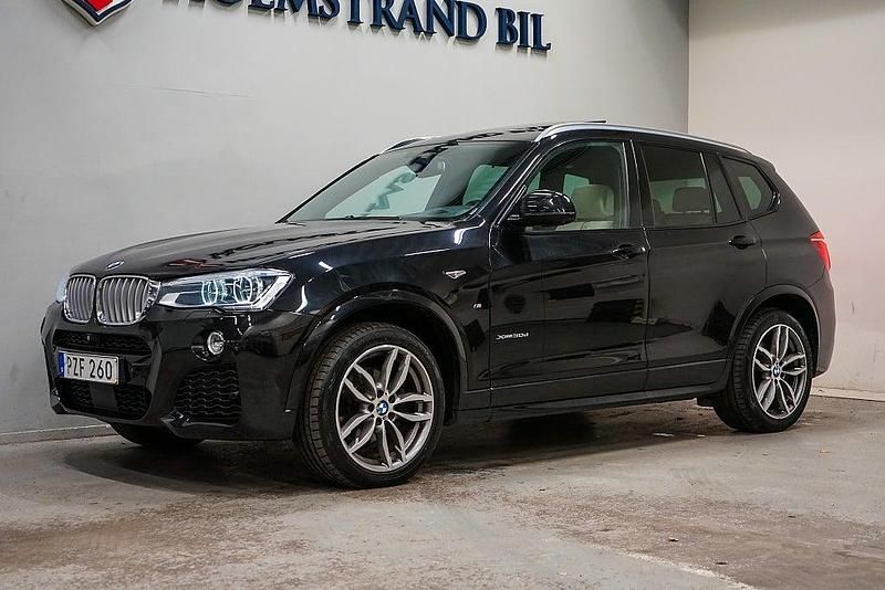 Begagnad BMW X3 M Sport 258 HK (189 kW) 2016 Svart SUV