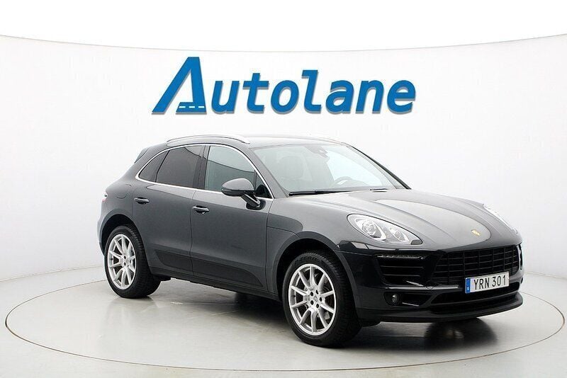 Volcano grey metallic Begagnad 2017 Porsche Macan S SUV | 369 900 kr (Marknadspris) - Bild 1/3