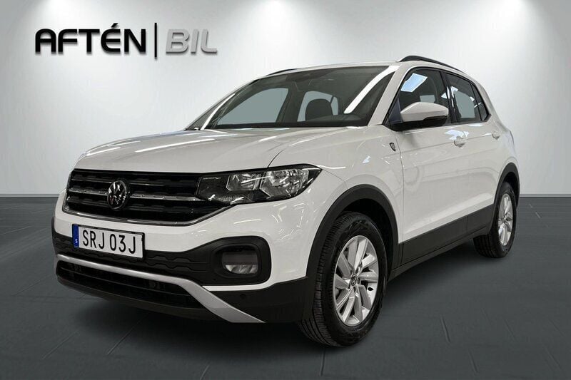 Vit Begagnad 2023 VW T-Cross SE SUV | 199 800 kr (Marknadspris) - Bild 1/4