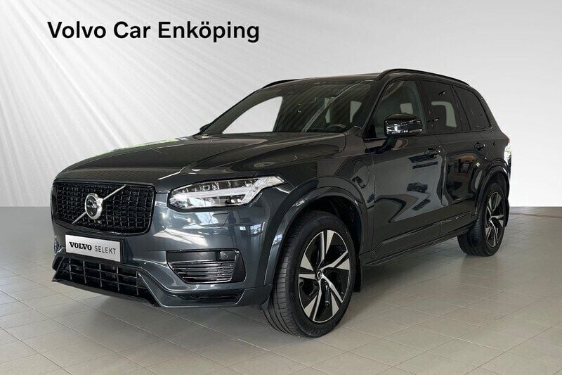 Grå Begagnad 2021 Volvo XC90 R-Design SUV | 599 900 kr (Marknadspris) - Bild 1/4