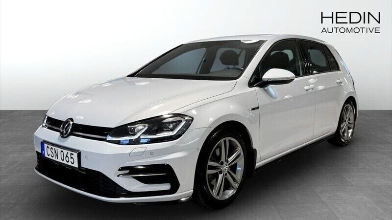 Silver Begagnad 2018 VW Golf VII R-line Halvkombi | 194 900 kr (Marknadspris) - Bild 1/4