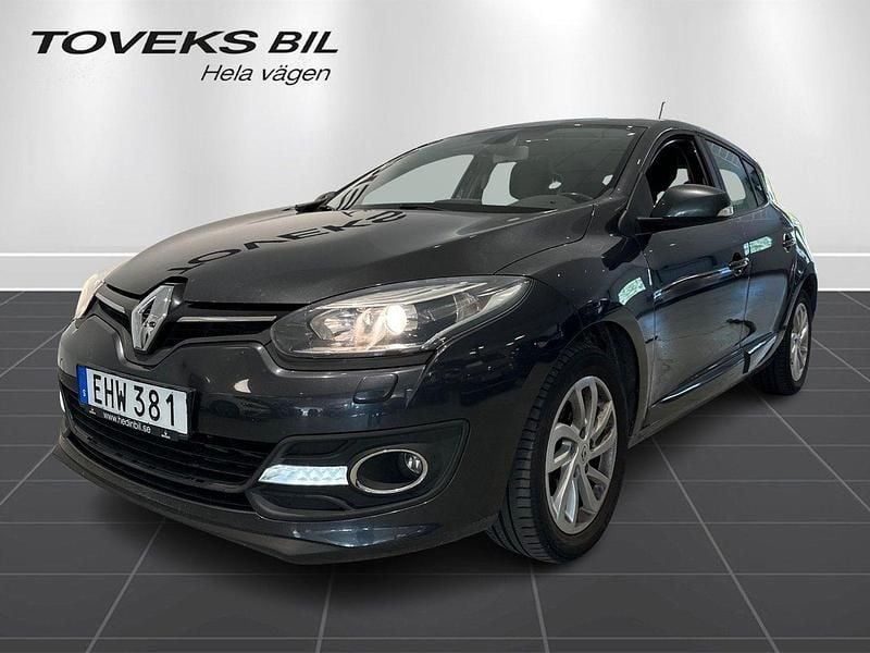 Mörkgrå (grå) Begagnad 2014 Renault Mégane III Halvkombi | 79 900 kr (Marknadspris) - Bild 1/4