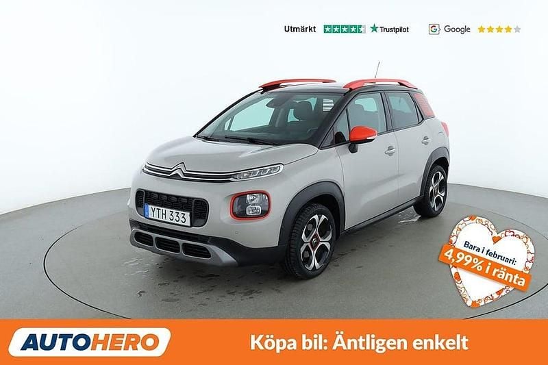 Brun Begagnad 2017 Citroën C3 Aircross PureTech SUV | 118 000 kr (Marknadspris) - Bild 1/4