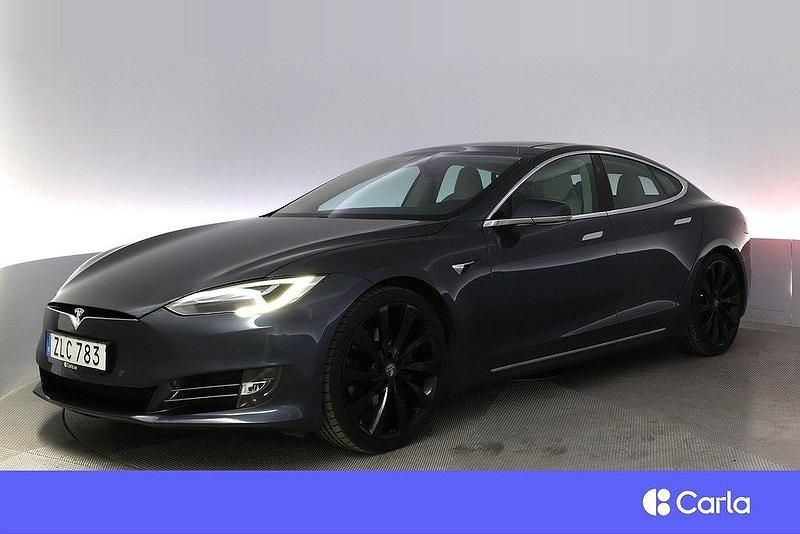 Grå Begagnad 2018 Tesla Model S Sedan | 274 900 kr - Bild 1/4