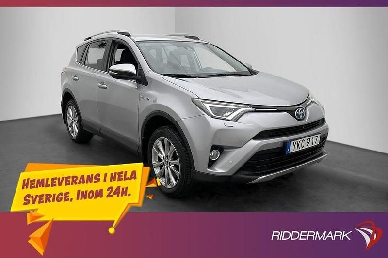 Silver Begagnad 2017 Toyota RAV4 Hybrid Executive SUV | 239 800 kr (Marknadspris) - Bild 1/3