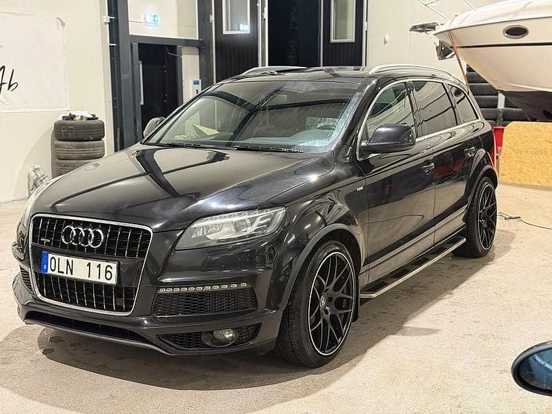 Begagnad Audi Q7 S-Line 340 HK (250 kW) 2013 Svart SUV