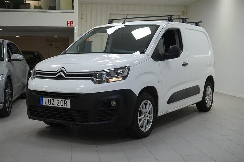 Vit Begagnad 2019 Citroën Berlingo Business Class Minibuss | 124 800 kr (Marknadspris) - Bild 1/4