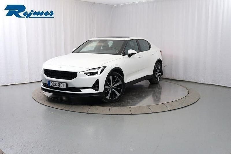 Vit (snow) Begagnad 2021 Polestar 2 Plus Sedan | 339 800 kr (Lite dyr) - Bild 1/4
