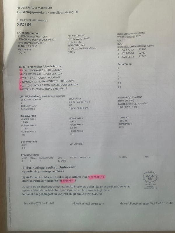 Begagnad Renault Clio R.S. 75 HK (55 kW) 2006 Halvkombi