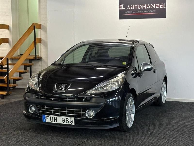 Svart Begagnad 2007 Peugeot 207 Halvkombi | 49 900 kr (Dyr) - Bild 1/4