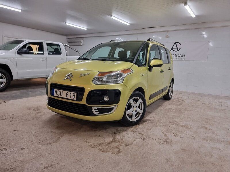Gul Begagnad 2010 Citroën C3 Picasso Minibuss | 42 900 kr (Dyr) - Bild 1/4