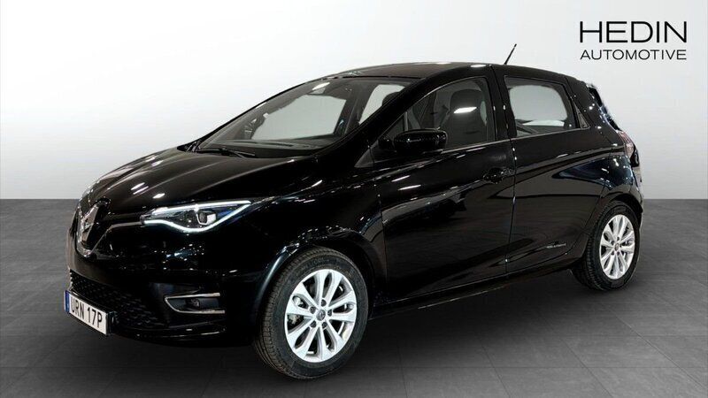 Svart (black) Begagnad 2021 Renault Zoe Zen Halvkombi | 169 900 kr (Marknadspris) - Bild 1/4