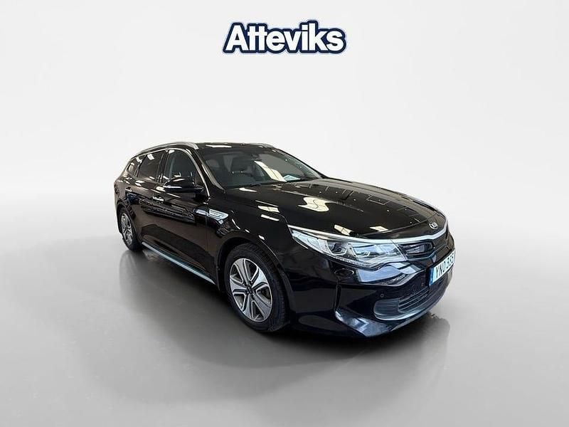 Svart Begagnad 2018 Kia Optima Sport Kombi | 149 000 kr (Marknadspris) - Bild 1/4