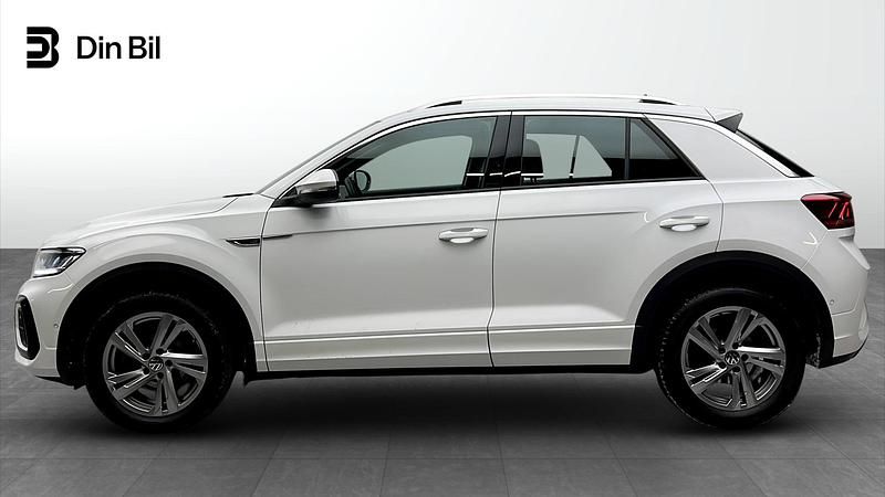 Vit Begagnad 2024 VW T-Roc R-line SUV | 369 900 kr (Marknadspris) - Bild 1/4